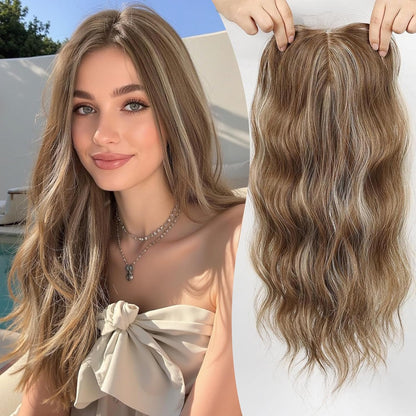 🩷 Final Hours –🌷2026 New Lightweight & Breathable Wavy Hair Topper