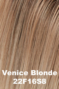 22F16S8 | Venice Blonde | Light Ash Blonde and Light Natural Blonde Blend Shaded with Medium Brown