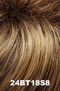 24BT18S8 | Shaded Mocha | Med Natural Ash Blonde & Lt Natural Gold Blonde Blend - Shaded w/Med Brown