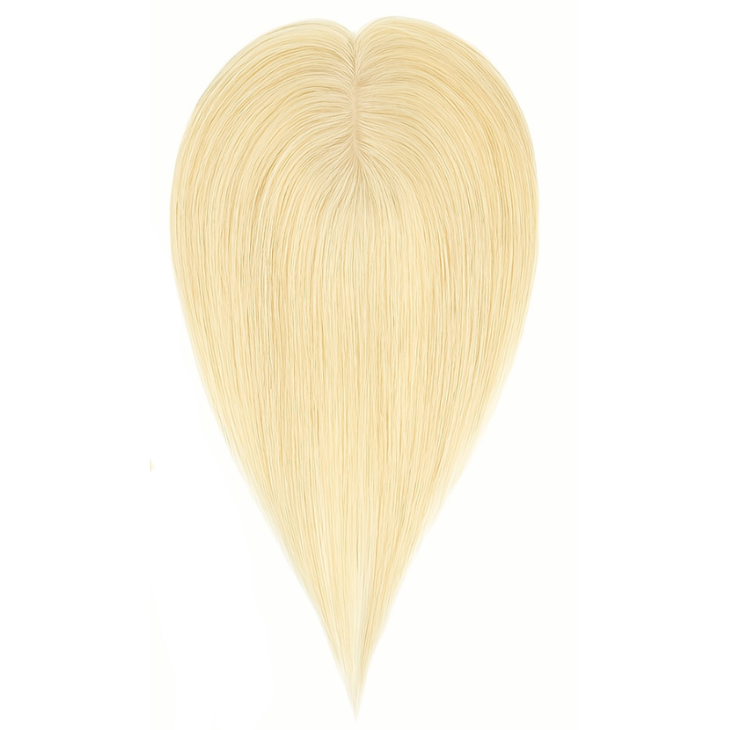 2.5"x3.5" Silk Effect 100% Human Hair Topper for Women