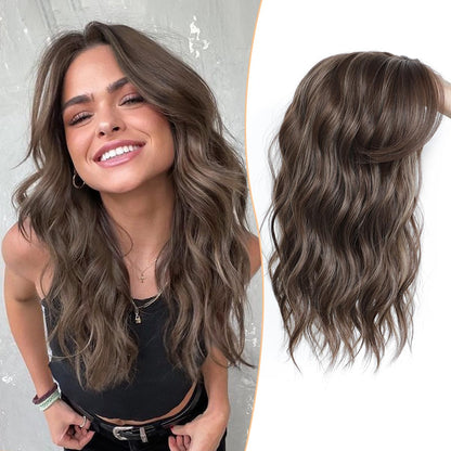 🩷 Final Hours –🌷2026 New Lightweight & Breathable Wavy Hair Topper