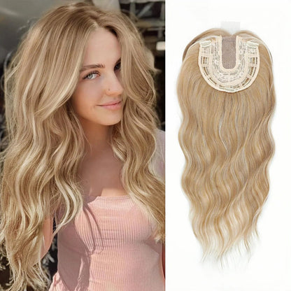 🩷 Final Hours –🌷2026 New Lightweight & Breathable Wavy Hair Topper
