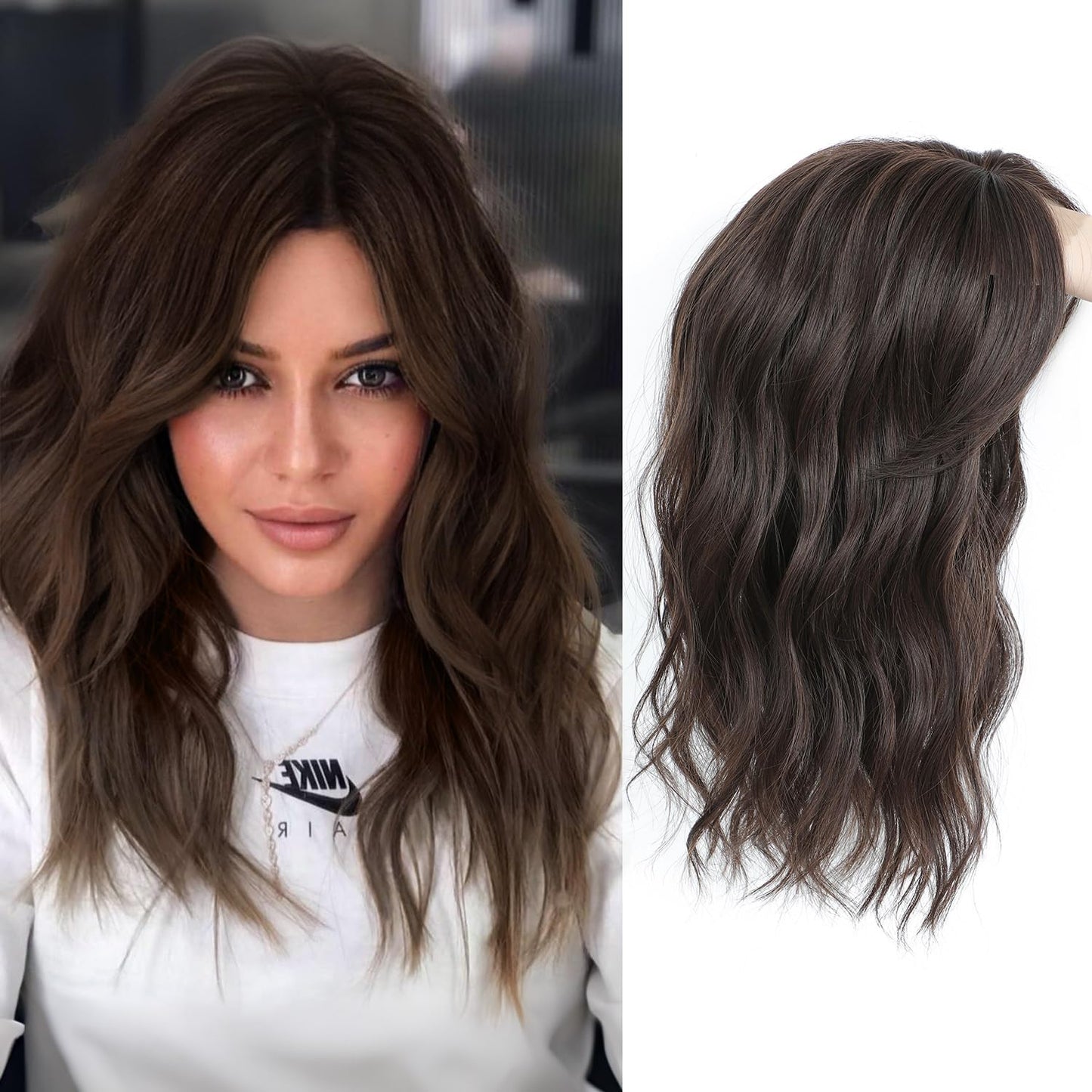 🩷 Final Hours –🌷2026 New Lightweight & Breathable Wavy Hair Topper