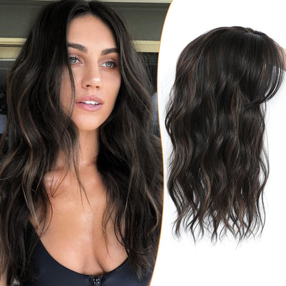 🩷 Final Hours –🌷2026 New Lightweight & Breathable Wavy Hair Topper
