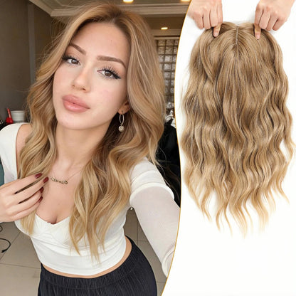 🩷 Final Hours –🌷2026 New Lightweight & Breathable Wavy Hair Topper