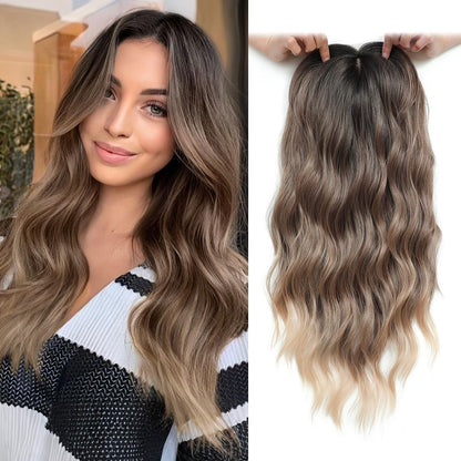🩷 Final Hours –🌷2026 New Lightweight & Breathable Wavy Hair Topper