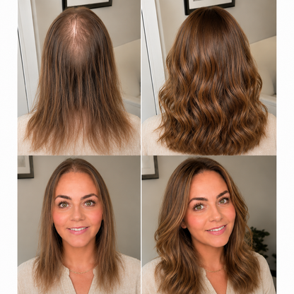 Final Hours –🌷2026 New Lightweight & Breathable Wavy Hair Topper