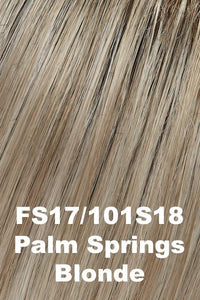 FS17/101S18 | Palm Springs Blonde | Light Ash Blonde with Pure White Natural Bold Highlights - Shaded with Dark Natural Ash Blonde