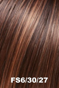 FS6/30/27 | Toffee Truffle | Brown - Med Red Gold - Med Red Gold Blonde Blend with Med Red Gold Blonde Bold Highlights